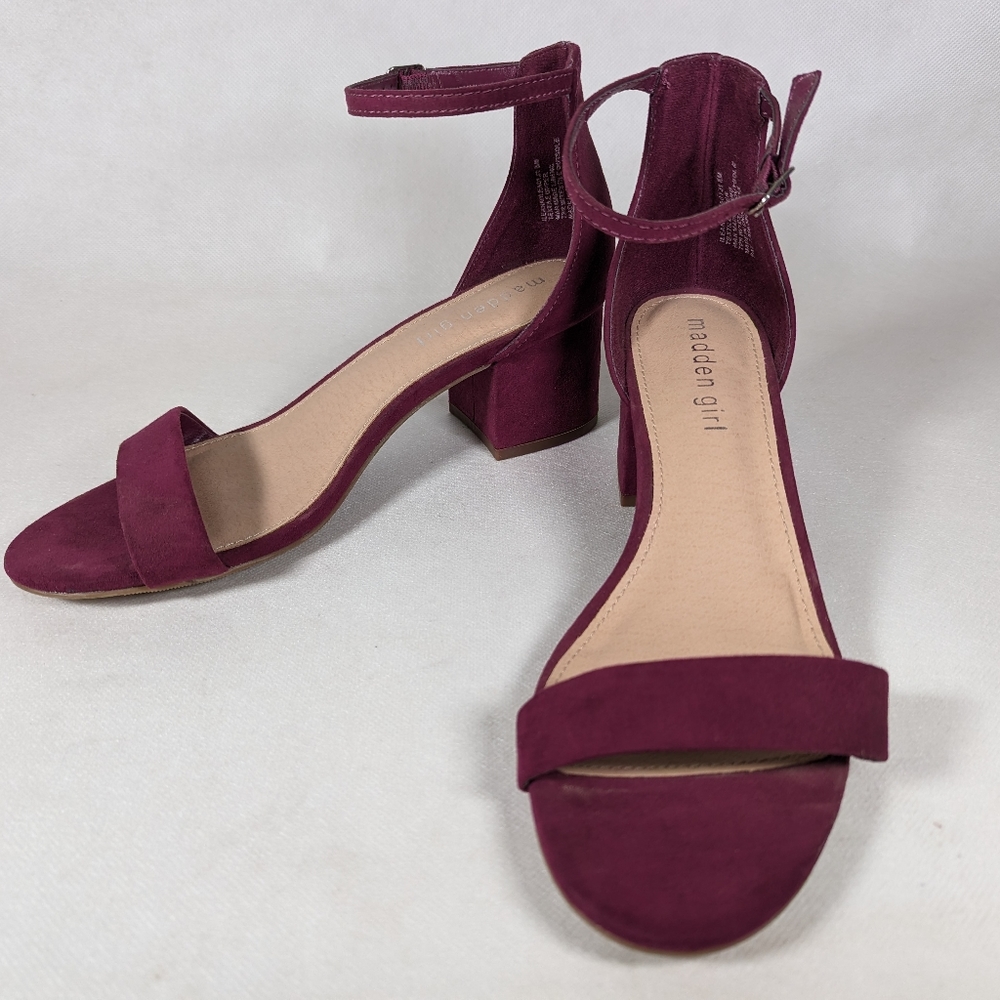 Madden Girl Open Toe Block Heels